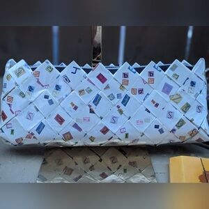 Nahui Ollin Colorful Patterned Clutch